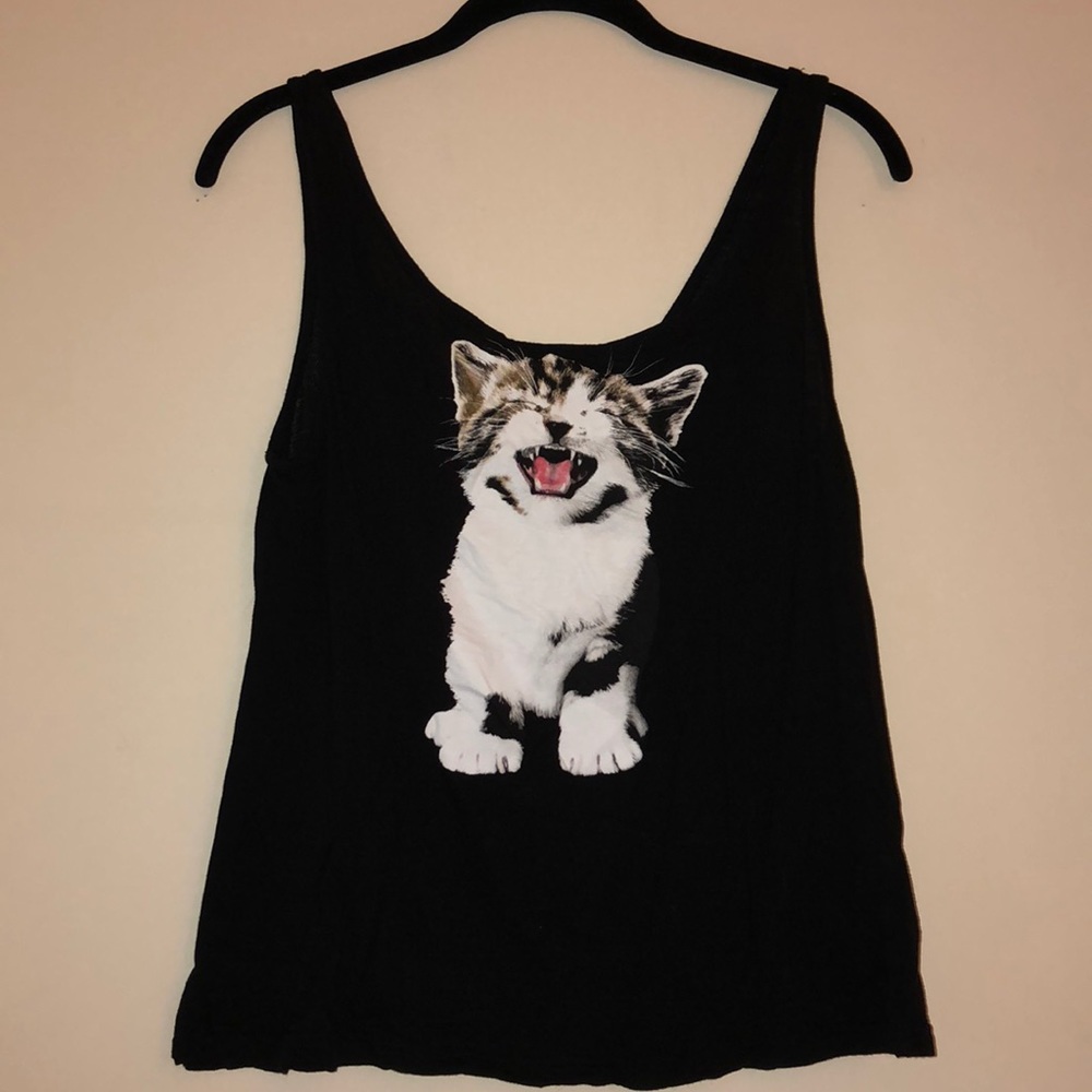 H&M Screaming Kitty Tank